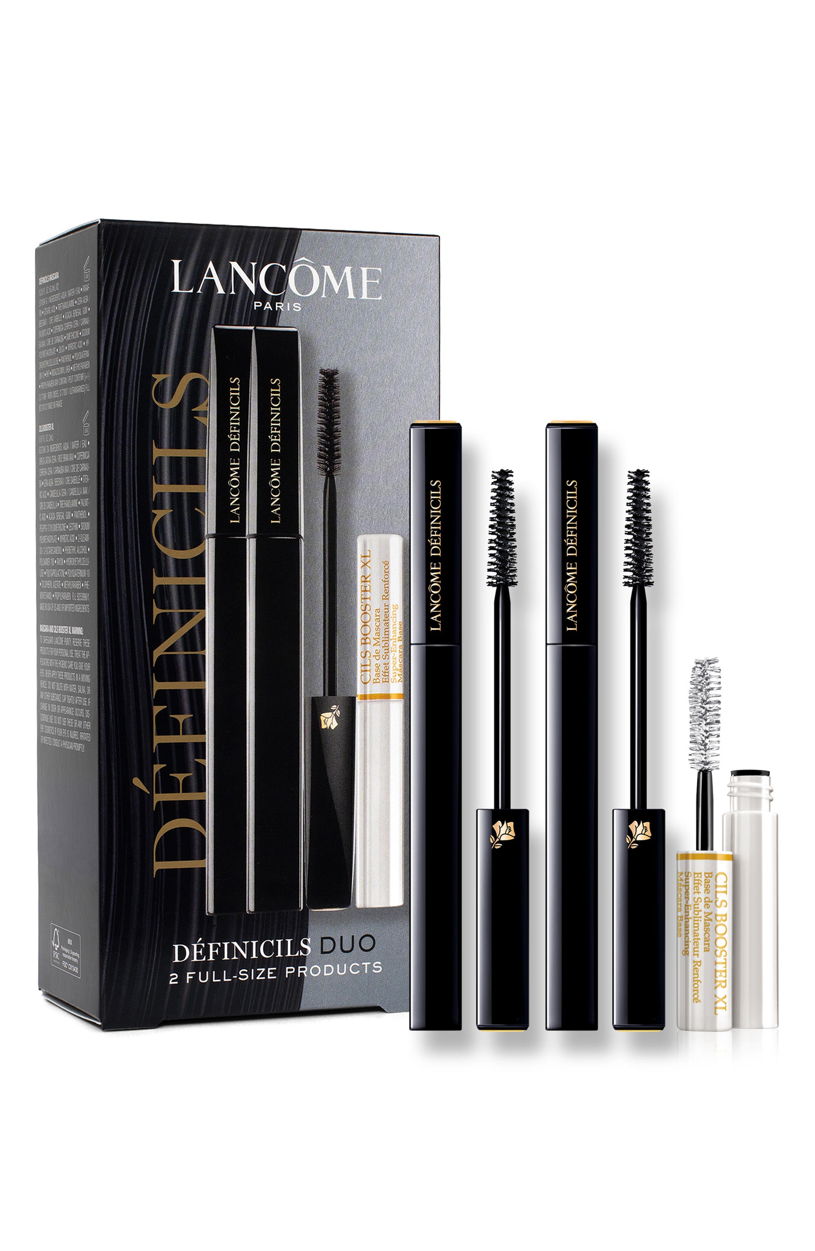 Lancome Beauty Gift Set with Mascara, Lipstick & Skincare